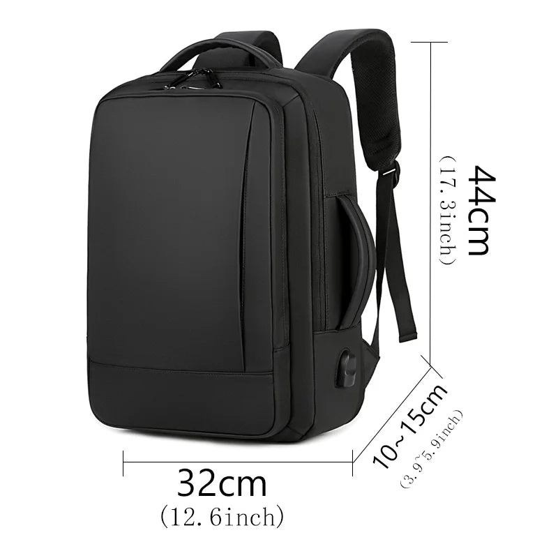1Pcs Expandable Travel Backpack, Business casual men's backpack,with