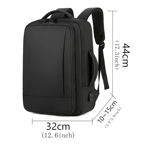 1Pcs Expandable Travel Backpack, Business casual men's backpack,with