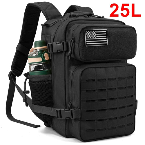 25/45L Women/men Backpack for Tactical Laser Cut Molle heavy duty