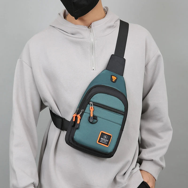Fashion men's chest bag-lightweight crossbody shoulder bag,