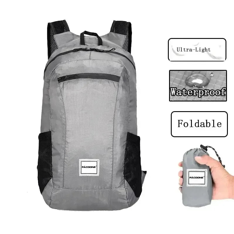 Outdoor Hiking Bag 20L Lightweight Portable Backpack Foldable