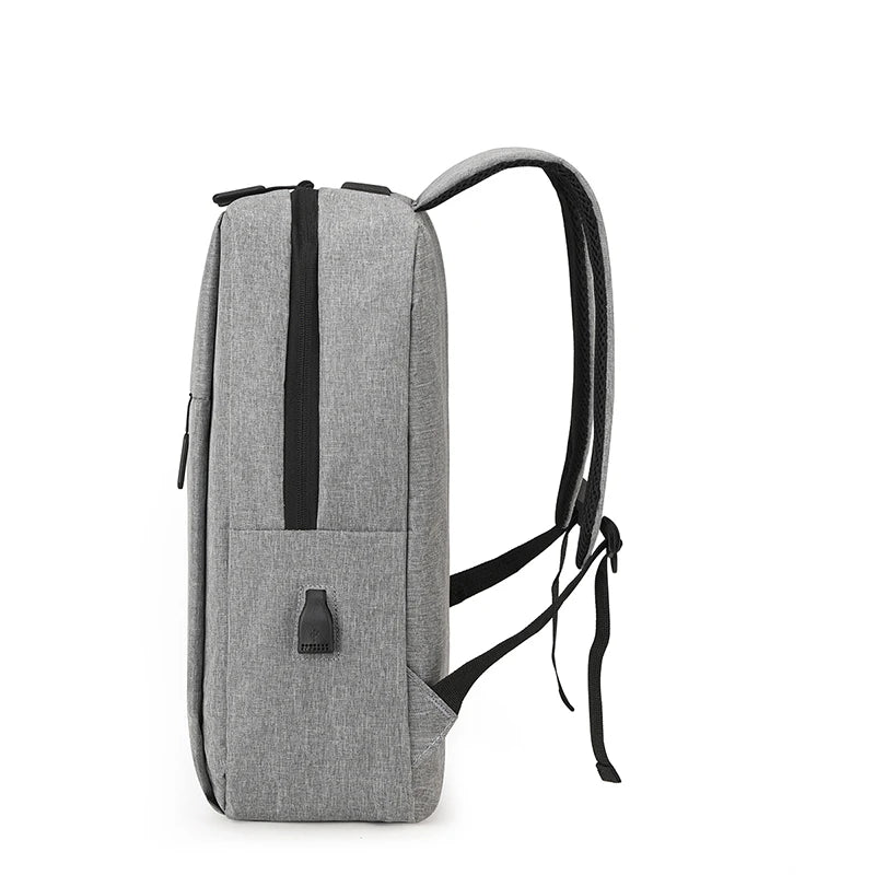 15.6 Inch Laptop Men Backpack Nylon Travel Male Laptop Backpack Usb