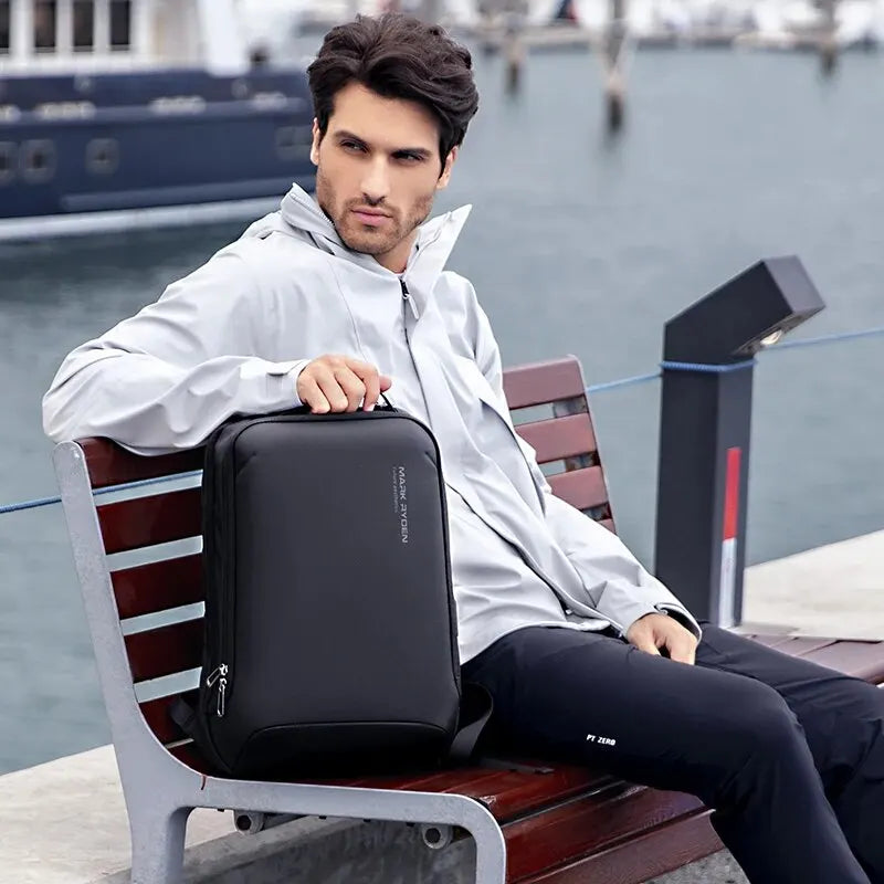 MARK RYDEN Slim Laptop Backpack for Men Business Minimalist Backpack