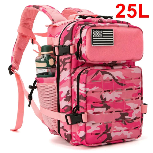 25/45L Women/men Backpack for Tactical Laser Cut Molle heavy duty