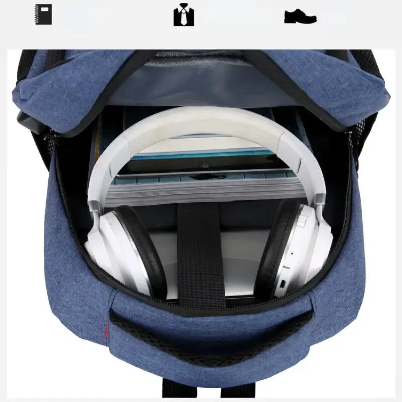 Men Backpack USB Charging
