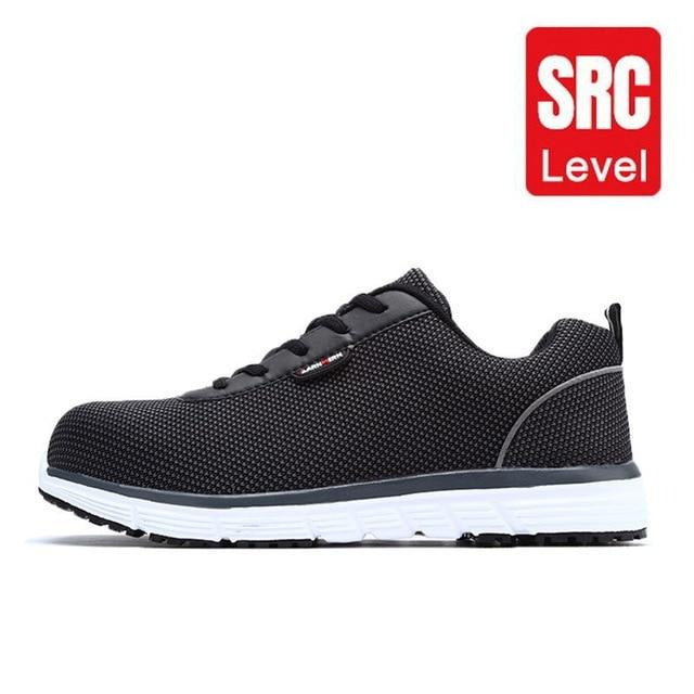 Men Steel Toe Safety Shoes For Men Lightweight Breathable Work Shoes Men's Security Footwear Protective Sneaker