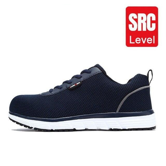 Men Steel Toe Safety Shoes For Men Lightweight Breathable Work Shoes Men's Security Footwear Protective Sneaker